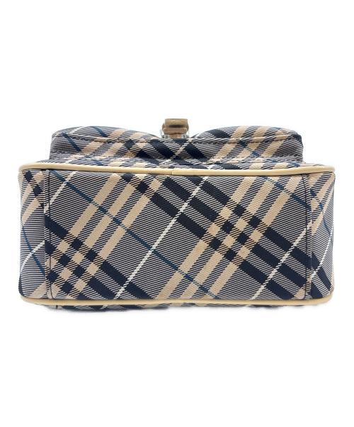 BURBERRY BLUE LABEL（バーバリー ブルー レーベル）BURBERRY BLUE LABEL (バーバリー ブルー レーベル) BURBERRY BLUE LABEL　ショルダーバッグ ベージュ×グレーの古着・服飾アイテム