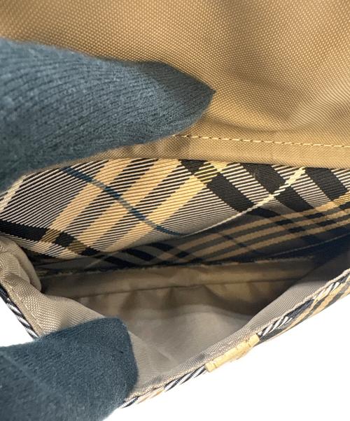 BURBERRY BLUE LABEL（バーバリー ブルー レーベル）BURBERRY BLUE LABEL (バーバリー ブルー レーベル) BURBERRY BLUE LABEL　ショルダーバッグ ベージュ×グレーの古着・服飾アイテム