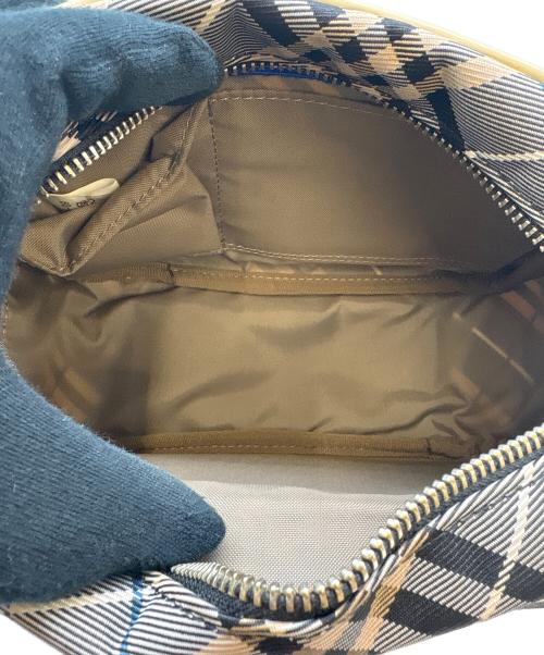 BURBERRY BLUE LABEL（バーバリー ブルー レーベル）BURBERRY BLUE LABEL (バーバリー ブルー レーベル) BURBERRY BLUE LABEL　ショルダーバッグ ベージュ×グレーの古着・服飾アイテム