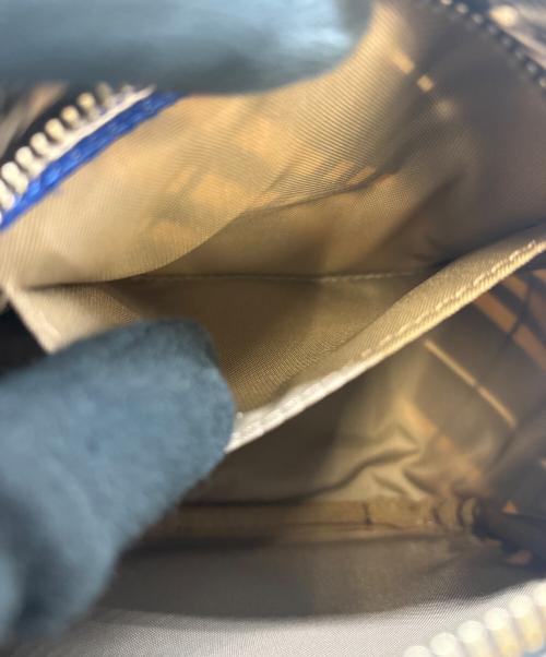 BURBERRY BLUE LABEL（バーバリー ブルー レーベル）BURBERRY BLUE LABEL (バーバリー ブルー レーベル) BURBERRY BLUE LABEL　ショルダーバッグ ベージュ×グレーの古着・服飾アイテム