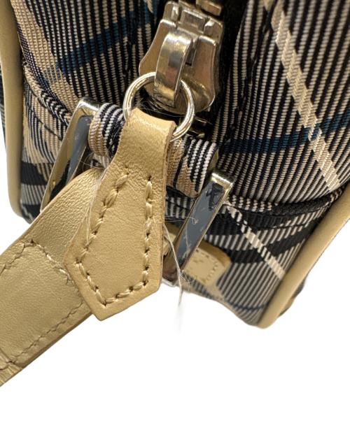 BURBERRY BLUE LABEL（バーバリー ブルー レーベル）BURBERRY BLUE LABEL (バーバリー ブルー レーベル) BURBERRY BLUE LABEL　ショルダーバッグ ベージュ×グレーの古着・服飾アイテム