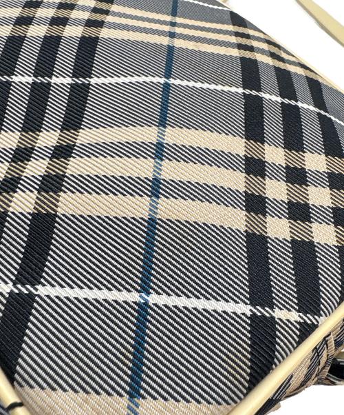 BURBERRY BLUE LABEL（バーバリー ブルー レーベル）BURBERRY BLUE LABEL (バーバリー ブルー レーベル) BURBERRY BLUE LABEL　ショルダーバッグ ベージュ×グレーの古着・服飾アイテム