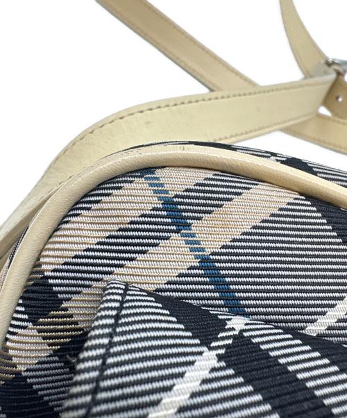BURBERRY BLUE LABEL（バーバリー ブルー レーベル）BURBERRY BLUE LABEL (バーバリー ブルー レーベル) BURBERRY BLUE LABEL　ショルダーバッグ ベージュ×グレーの古着・服飾アイテム