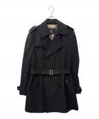 BURBERRY BLACK LABELバーバリーブラックレーベル）の古着「BURBERRY BLACK LABEL　トレンチコート」｜ブラック