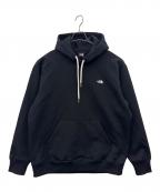 THE NORTH FACEザ ノース フェイス）の古着「THE NORTH FACE　スモールロゴヘザースウェットフーディ」｜ブラック