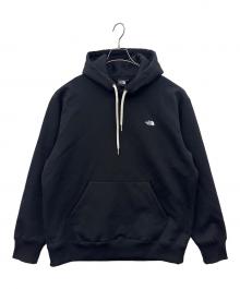 THE NORTH FACE（ザ ノース フェイス）の古着「THE NORTH FACE　スモールロゴヘザースウェットフーディ」｜ブラック