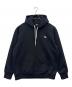THE NORTH FACE（ザ ノース フェイス）の古着「THE NORTH FACE　スモールロゴヘザースウェットフーディ」｜ブラック