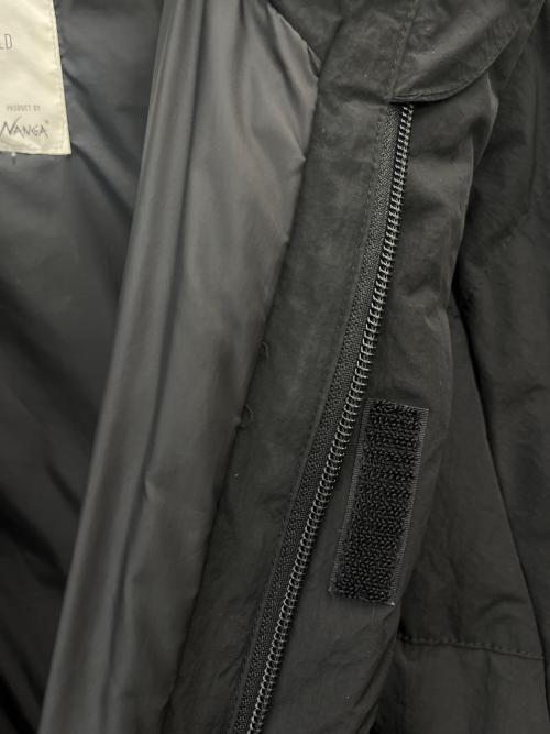 URBAN RESEARCH DOORS（アーバンリサーチドアーズ）URBAN RESEARCH DOORS (アーバンリサーチドアーズ) NANGA (ナンガ) URBAN RESEARCH DOORS × NANGA　ダウンジャケット ブラック サイズ:40の古着・服飾アイテム