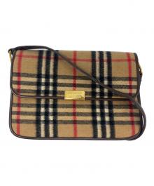 Burberry's（バーバリーズ）の古着「Burberry's　ノバチェック　カシミヤ　セミショルダーバッグ」
