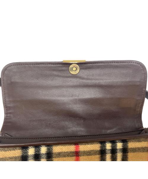 Burberry's（バーバリーズ）Burberry's (バーバリーズ) Burberry's　ノバチェック　カシミヤ　セミショルダーバッグの古着・服飾アイテム