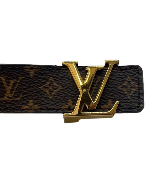 LOUIS VUITTON（ルイ ヴィトン）LOUIS VUITTON (ルイ ヴィトン) LOUIS VUITTON　モノグラム　サンチュール・LVイニシャル　レザーベルト ブラウンの古着・服飾アイテム