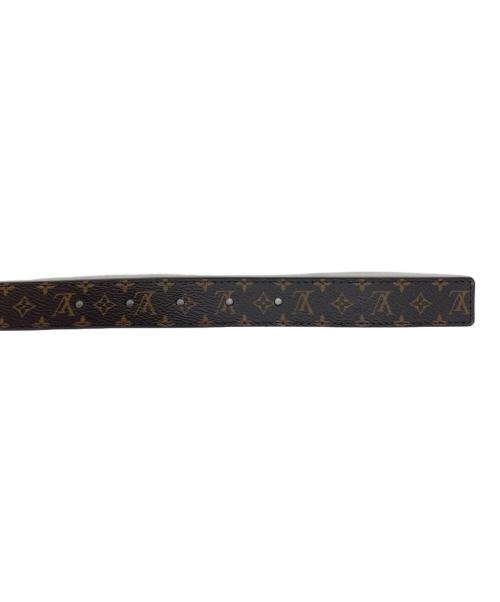 LOUIS VUITTON（ルイ ヴィトン）LOUIS VUITTON (ルイ ヴィトン) LOUIS VUITTON　モノグラム　サンチュール・LVイニシャル　レザーベルト ブラウンの古着・服飾アイテム