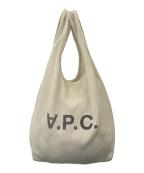 A.P.C.アーペーセー）の古着「A.P.C.　メッシュトートバッグ」｜ベージュ