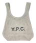 中古・古着 A.P.C. (アーペーセー) A.P.C.　メッシュトートバッグ ベージュ：6000円