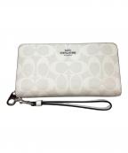 COACHコーチ）の古着「COACH　長財布」｜ホワイト