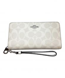 COACH（コーチ）の古着「COACH　長財布」｜ホワイト