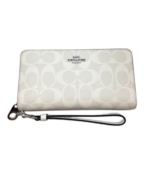 COACH（コーチ）COACH (コーチ) COACH　長財布 ホワイトの古着・服飾アイテム