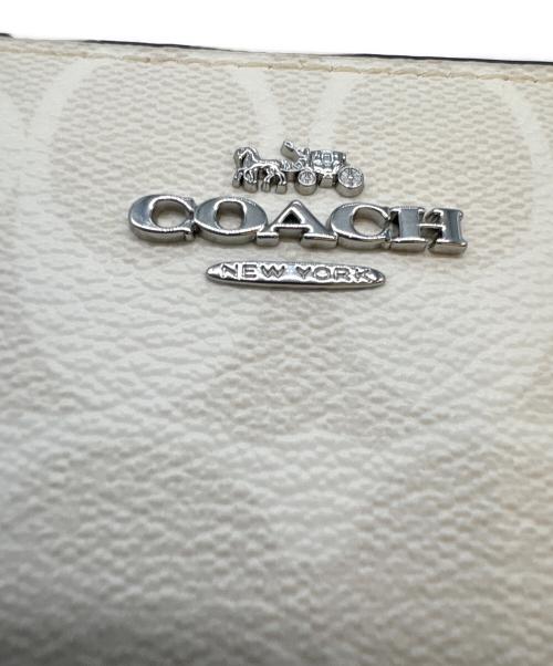 COACH（コーチ）COACH (コーチ) COACH　長財布 ホワイトの古着・服飾アイテム