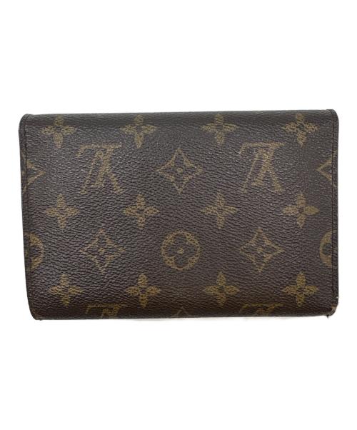 LOUIS VUITTON（ルイ ヴィトン）LOUIS VUITTON (ルイ ヴィトン) LOUIS VUITTON モノグラム ポルトトレゾール エテュイパピエ 　3つ折り財布 ブラウンの古着・服飾アイテム