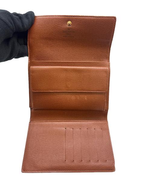 LOUIS VUITTON（ルイ ヴィトン）LOUIS VUITTON (ルイ ヴィトン) LOUIS VUITTON モノグラム ポルトトレゾール エテュイパピエ 　3つ折り財布 ブラウンの古着・服飾アイテム