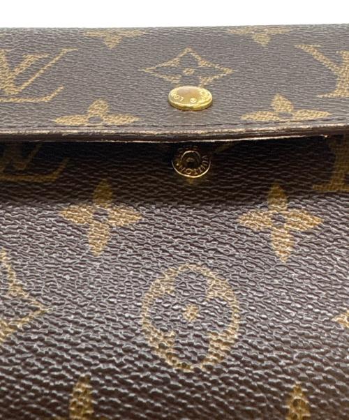 LOUIS VUITTON（ルイ ヴィトン）LOUIS VUITTON (ルイ ヴィトン) LOUIS VUITTON モノグラム ポルトトレゾール エテュイパピエ 　3つ折り財布 ブラウンの古着・服飾アイテム