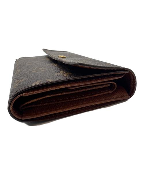 LOUIS VUITTON（ルイ ヴィトン）LOUIS VUITTON (ルイ ヴィトン) LOUIS VUITTON モノグラム ポルトトレゾール エテュイパピエ 　3つ折り財布 ブラウンの古着・服飾アイテム