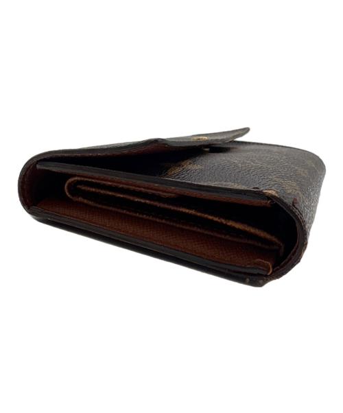 LOUIS VUITTON（ルイ ヴィトン）LOUIS VUITTON (ルイ ヴィトン) LOUIS VUITTON モノグラム ポルトトレゾール エテュイパピエ 　3つ折り財布 ブラウンの古着・服飾アイテム