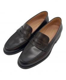 Santoni（サントーニ）の古着「コインローファー」｜ブラウン