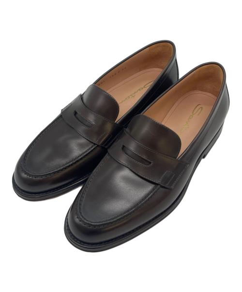 Santoni（サントーニ）Santoni (サントーニ) コインローファー ブラウン サイズ:38の古着・服飾アイテム