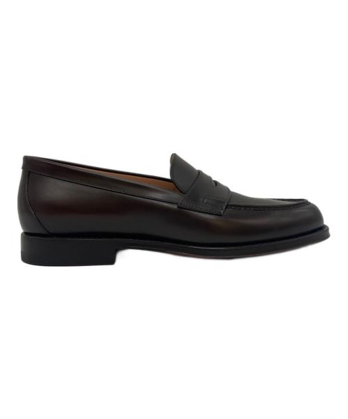 Santoni（サントーニ）Santoni (サントーニ) コインローファー ブラウン サイズ:38の古着・服飾アイテム