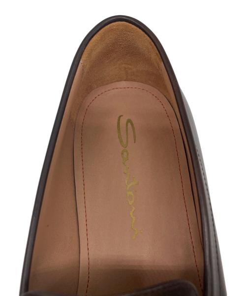 Santoni（サントーニ）Santoni (サントーニ) コインローファー ブラウン サイズ:38の古着・服飾アイテム