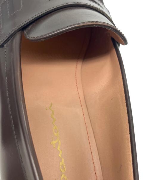 Santoni（サントーニ）Santoni (サントーニ) コインローファー ブラウン サイズ:38の古着・服飾アイテム