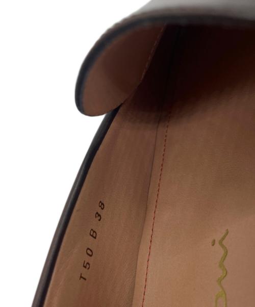 Santoni（サントーニ）Santoni (サントーニ) コインローファー ブラウン サイズ:38の古着・服飾アイテム