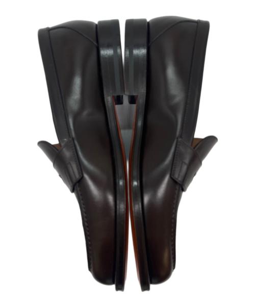 Santoni（サントーニ）Santoni (サントーニ) コインローファー ブラウン サイズ:38の古着・服飾アイテム