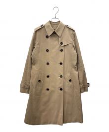 BURBERRY LONDON（バーバリーロンドン）の古着「BURBERRY LONDON　ノバチェックライナー付トレンチコート」｜ベージュ