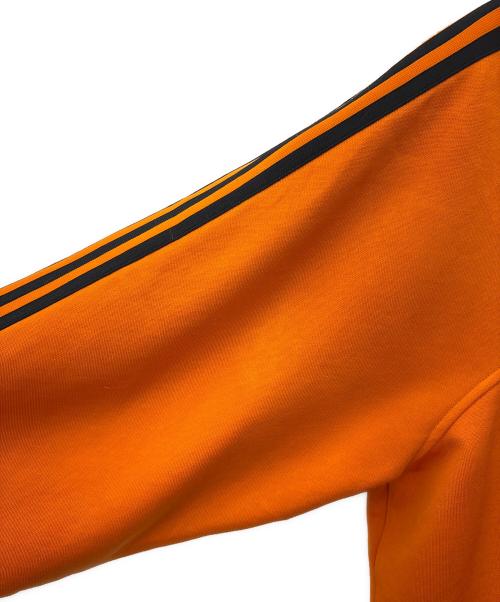 adidas（アディダス）adidas (アディダス) adidas　フーデットトラックジャケット オレンジ サイズ:Lの古着・服飾アイテム
