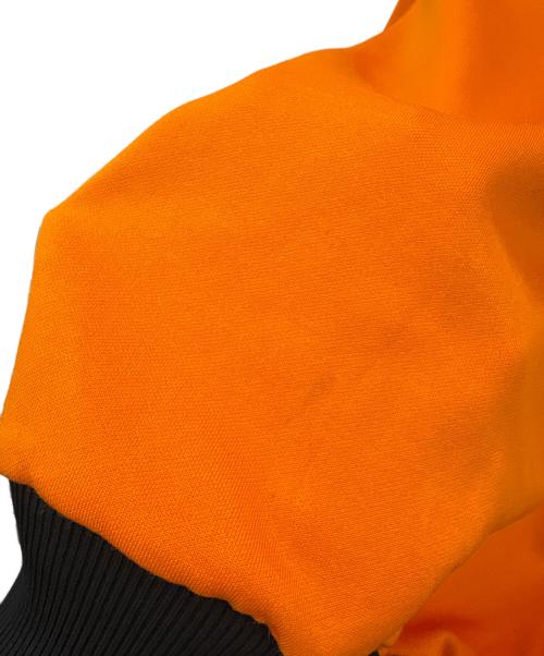 adidas（アディダス）adidas (アディダス) adidas　フーデットトラックジャケット オレンジ サイズ:Lの古着・服飾アイテム