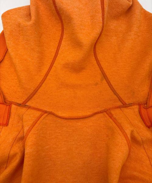 adidas（アディダス）adidas (アディダス) adidas　フーデットトラックジャケット オレンジ サイズ:Lの古着・服飾アイテム