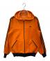 adidas（アディダス）の古着「adidas　フーデットトラックジャケット」｜オレンジ