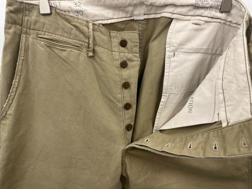 RRL（ダブルアールエル）RRL (ダブルアールエル) チノパン ベージュ サイズ:WAIST32 INSEAM30の古着・服飾アイテム