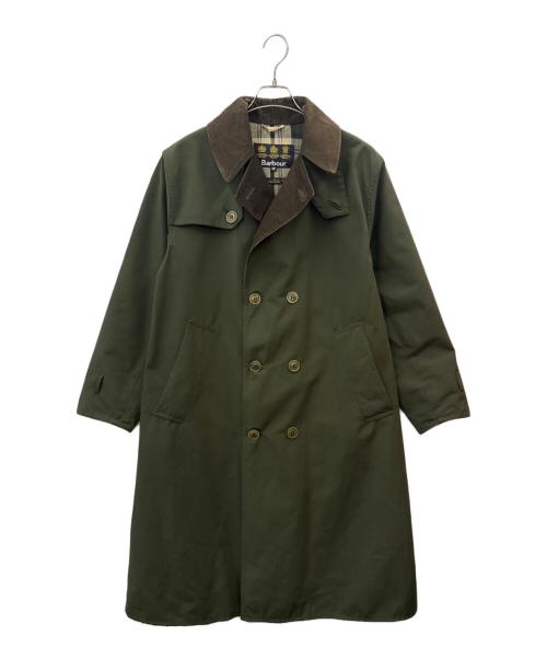 Barbour（バブアー）Barbour (バブアー) Barbour 　2レイヤートレンチコート カーキ×ブラウン サイズ:38の古着・服飾アイテム