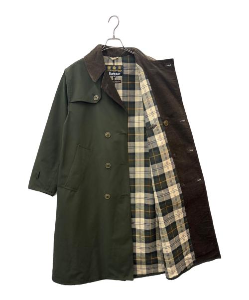 Barbour（バブアー）Barbour (バブアー) Barbour 　2レイヤートレンチコート カーキ×ブラウン サイズ:38の古着・服飾アイテム