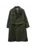 Barbour（バブアー）の古着「Barbour 　2レイヤートレンチコート」｜カーキ×ブラウン