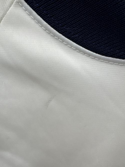 adidas（アディダス）adidas (アディダス) adidas　アーガイルトラックジャケット ホワイト×ブルー サイズ:Mの古着・服飾アイテム