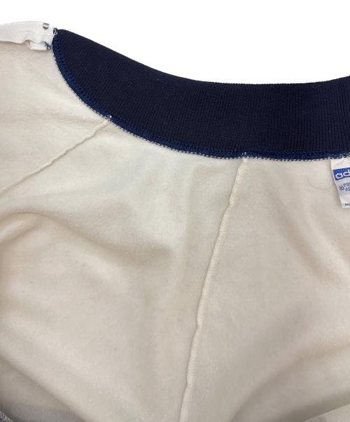adidas（アディダス）adidas (アディダス) adidas　アーガイルトラックジャケット ホワイト×ブルー サイズ:Mの古着・服飾アイテム