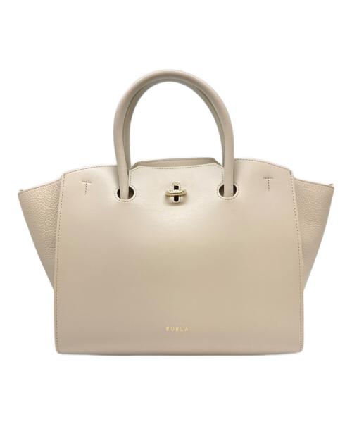 FURLA（フルラ）FURLA (フルラ) FURLA　GENESI L TOTE　トートバッグ アイボリーの古着・服飾アイテム