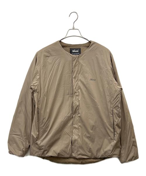 NANGA（ナンガ）NANGA (ナンガ) URBAN RESEARCH (アーバンリサーチ) URBAN RESEARCH　NANGA　インナーダウンジャケット ベージュ サイズ:Mの古着・服飾アイテム