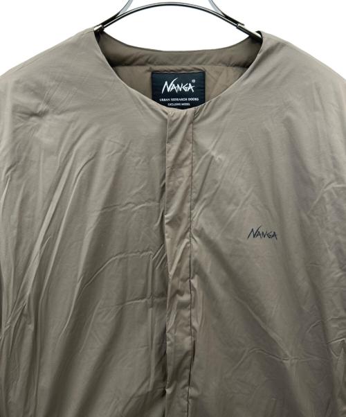 NANGA（ナンガ）NANGA (ナンガ) URBAN RESEARCH (アーバンリサーチ) URBAN RESEARCH　NANGA　インナーダウンジャケット ベージュ サイズ:Mの古着・服飾アイテム