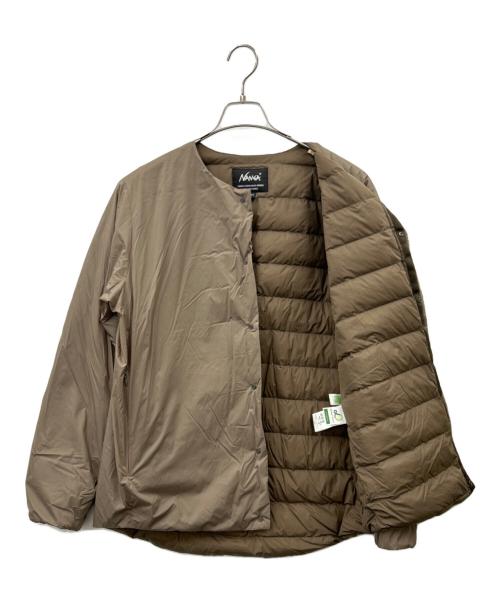 NANGA（ナンガ）NANGA (ナンガ) URBAN RESEARCH (アーバンリサーチ) URBAN RESEARCH　NANGA　インナーダウンジャケット ベージュ サイズ:Mの古着・服飾アイテム