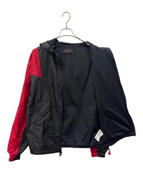 JORDAN（ジョーダン）JORDAN (ジョーダン) JORDAN　ナイロンパーカー ブラック×レッド サイズ:Mの古着・服飾アイテム